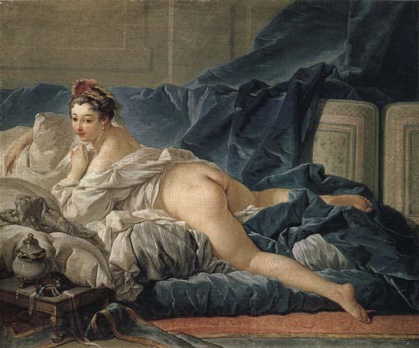 Francois Boucher The Brunette Odalisque